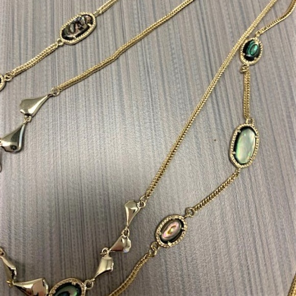 Kendra Scott Long Triple Strand Necklace - RETIRED - Picture 4 of 8